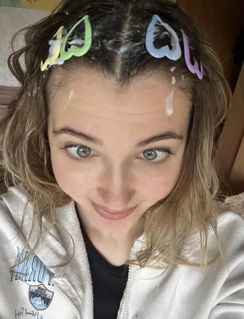 The only wish I made when we first met was for you to pour all your sperm on my hair.