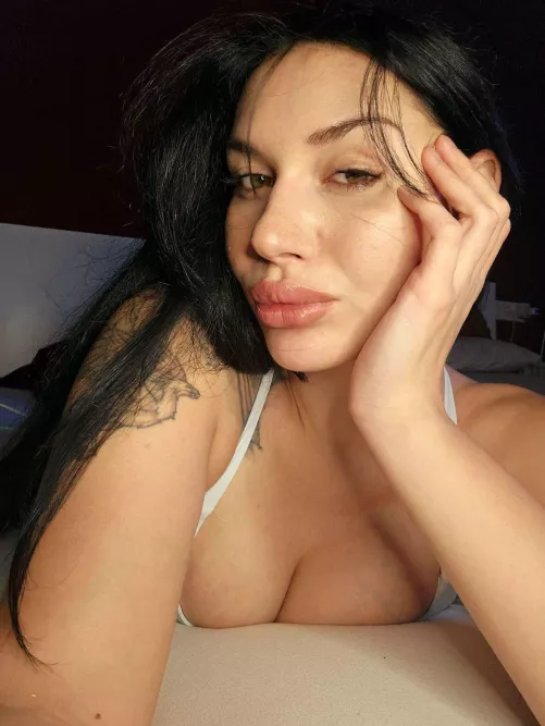 too tired after the gym, couldn't even take my sports bra off 