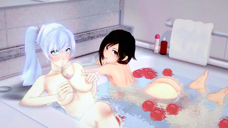 White Rose taking a bath [blackbirdcalls]