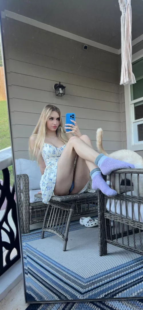 yes i match my panties with my sundress hehe