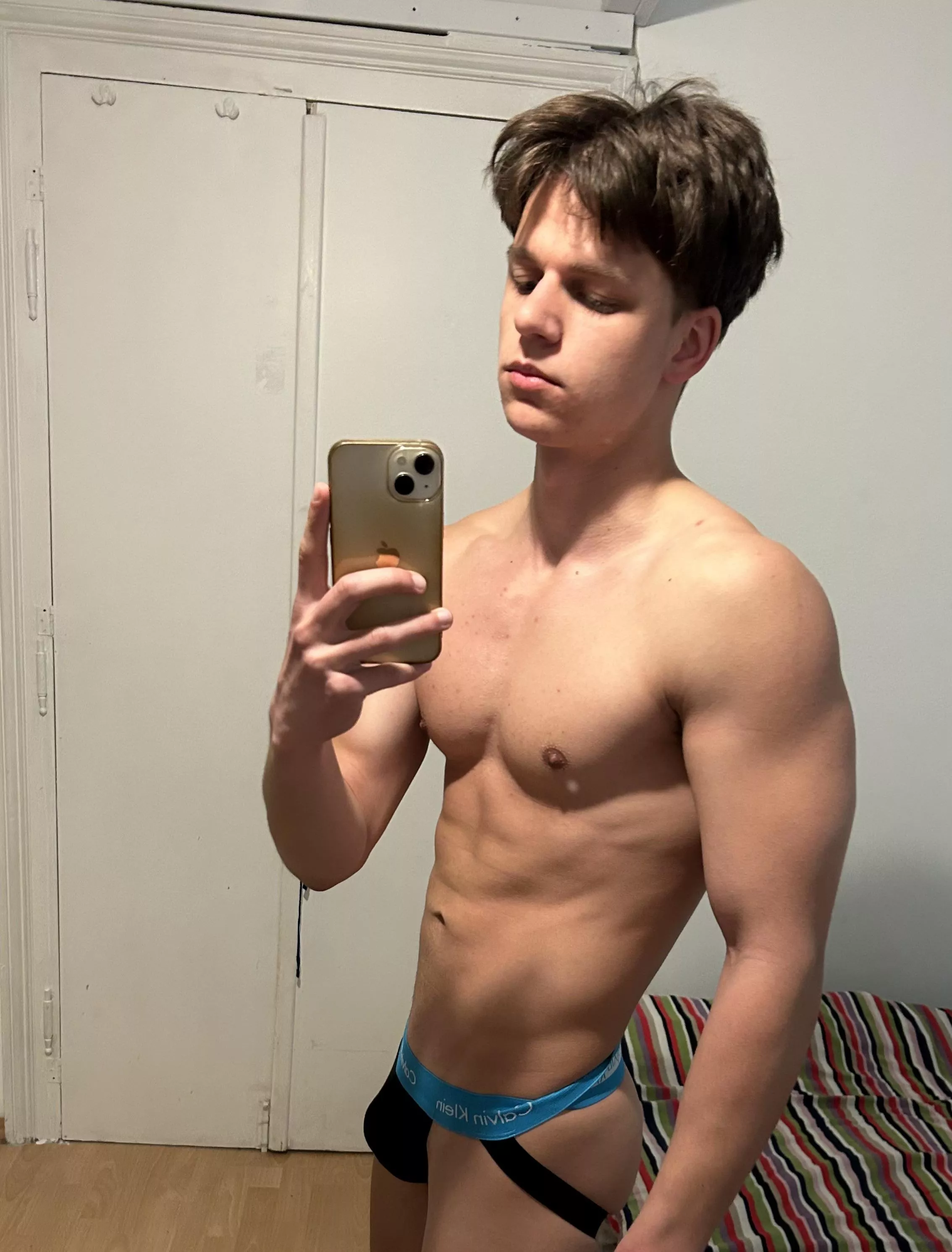 (19)Rate my jockstrap from 1 to 10 