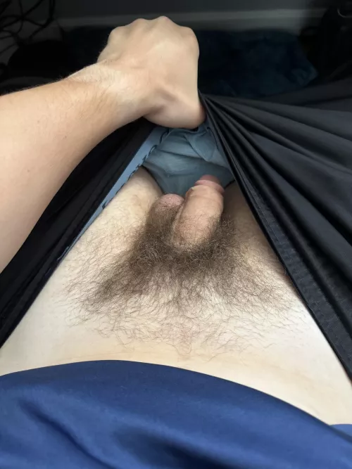 [24] My soft hairy cock 