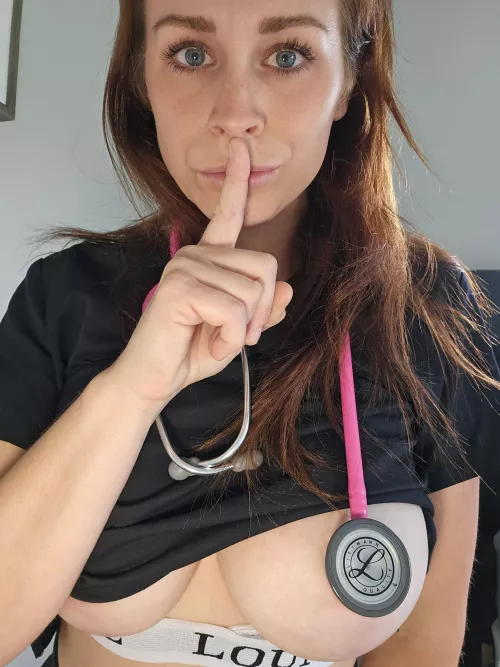 Don't tell anyone what happened in the exam room