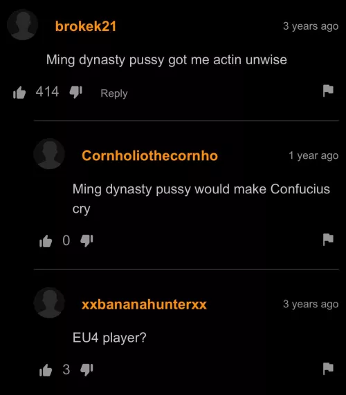 Even Confucius could appreciate good pussy
