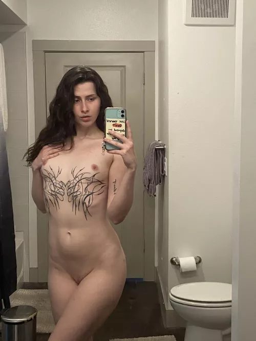 I don't think there's anything more liberating than being naked in the house. especially after a hard day