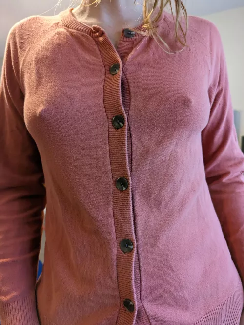 Just all conservative and buttoned up like a librarian. Hehe.