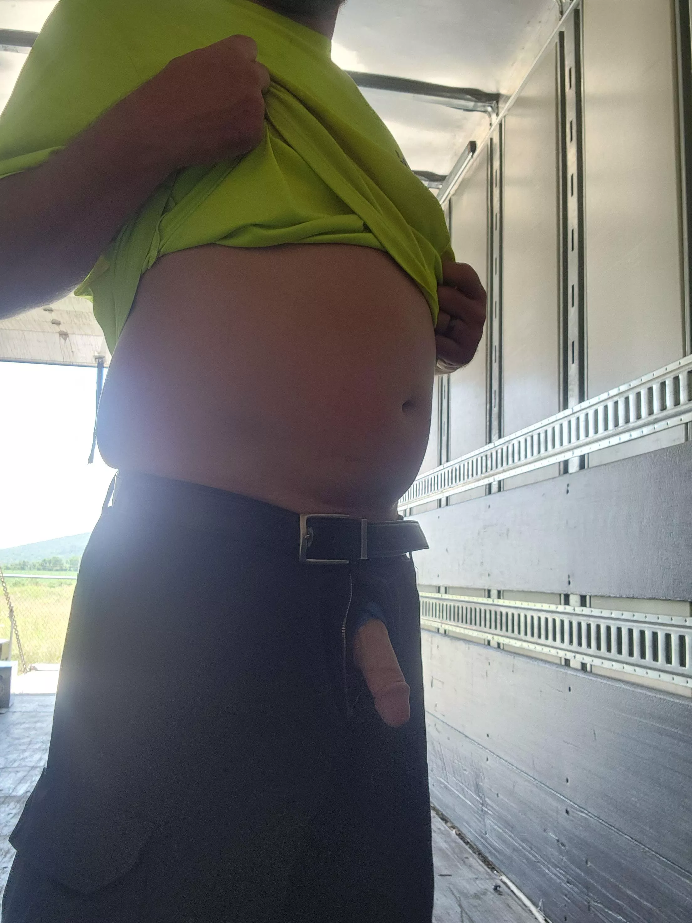 Just your average married chubby delivery driver 