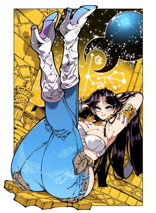 Kei with her legs up