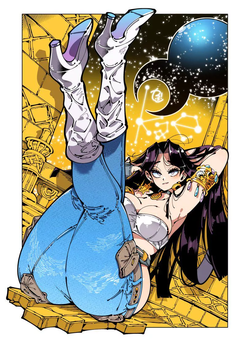 Kei with her legs up