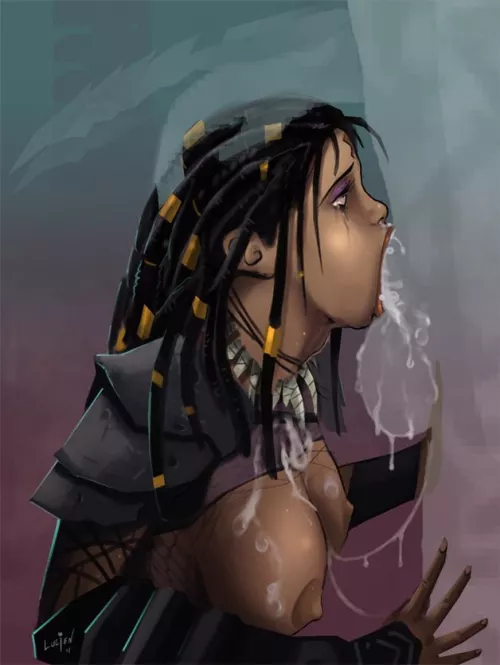 Looks like a predator but she's just the prey (lucien)