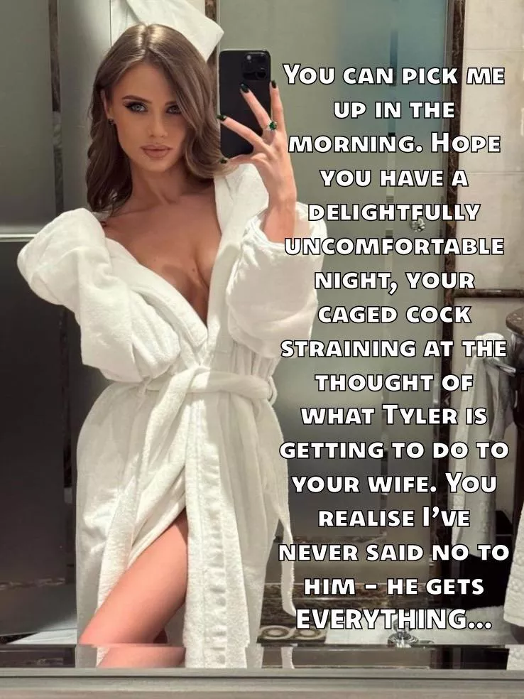 Of course he gets it all. He deserves it, just like she deserves a REAL man. 