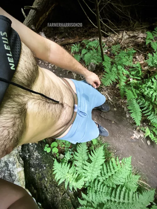 Put your hand down my shorts and feel my damp jock