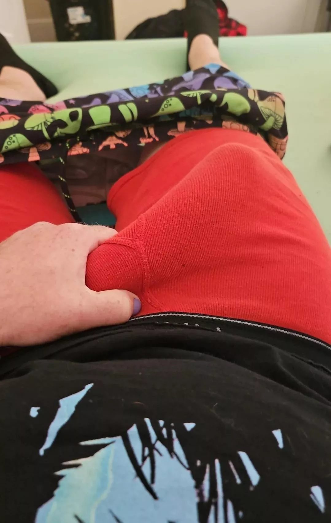 Ready to just pop out like literally 