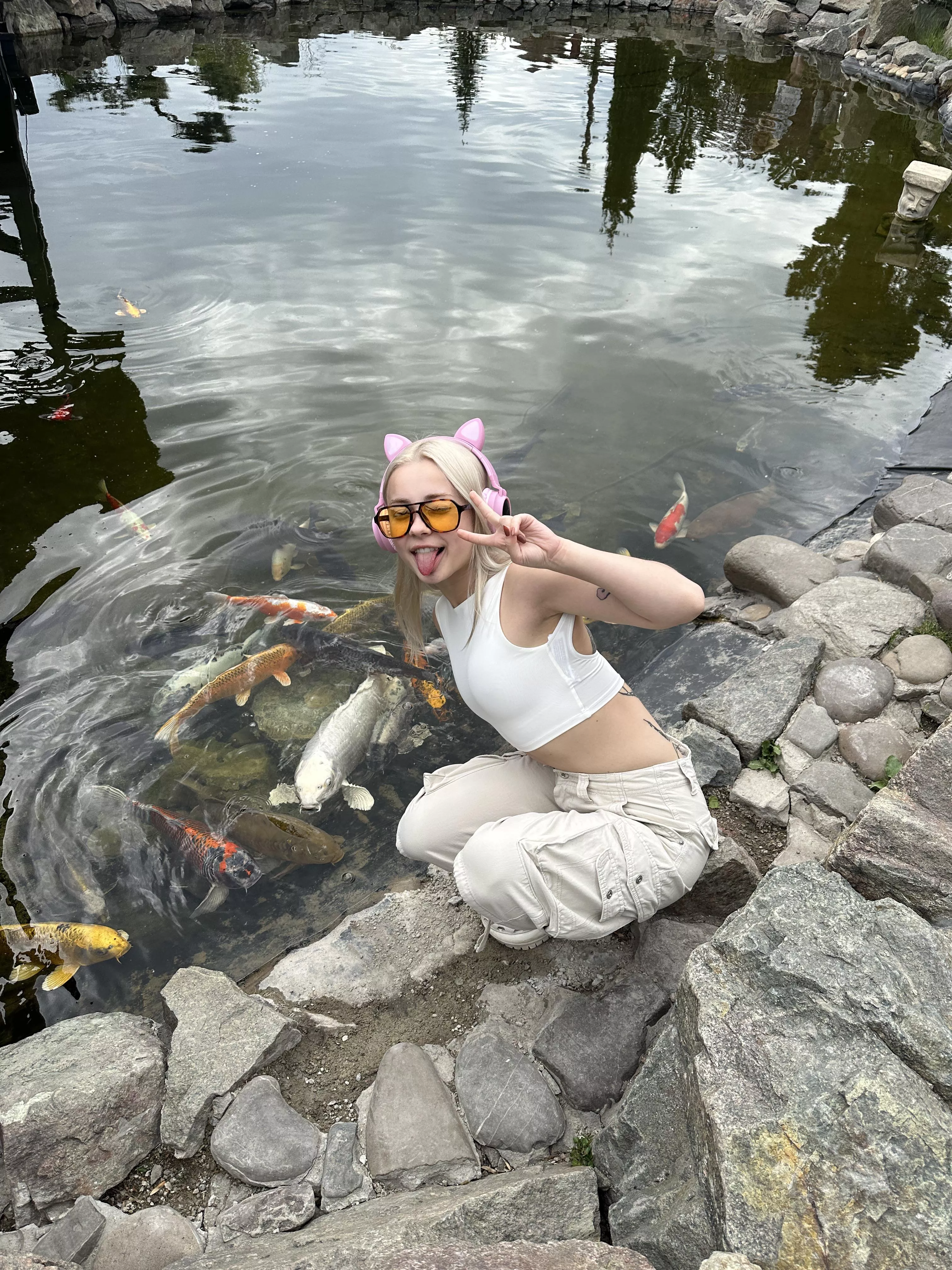 white tops are so nice in the heat