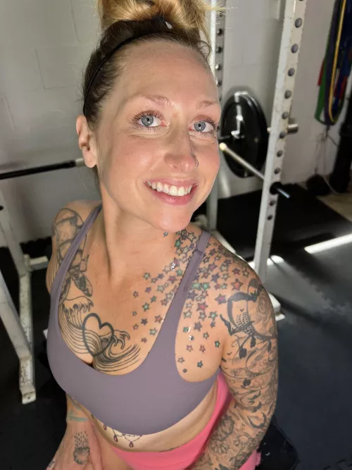 Worked out and let him unload after he trained me 