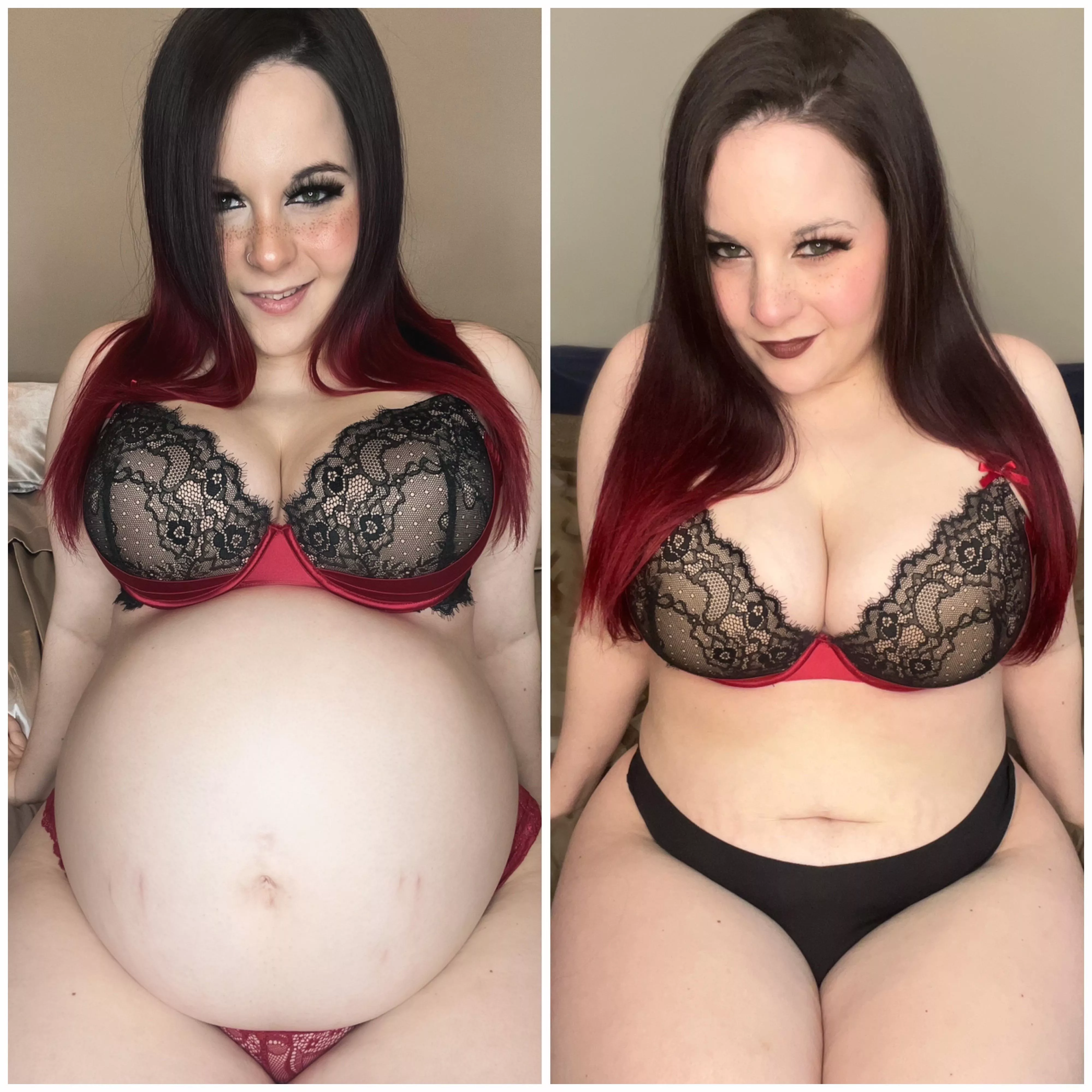 9 months pregnant vs mombod - which do you prefer? 