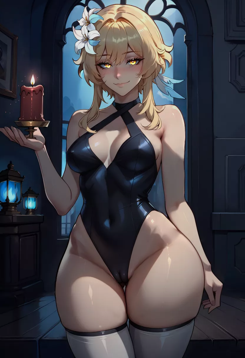 A night with Lumine [Genshin Impact]