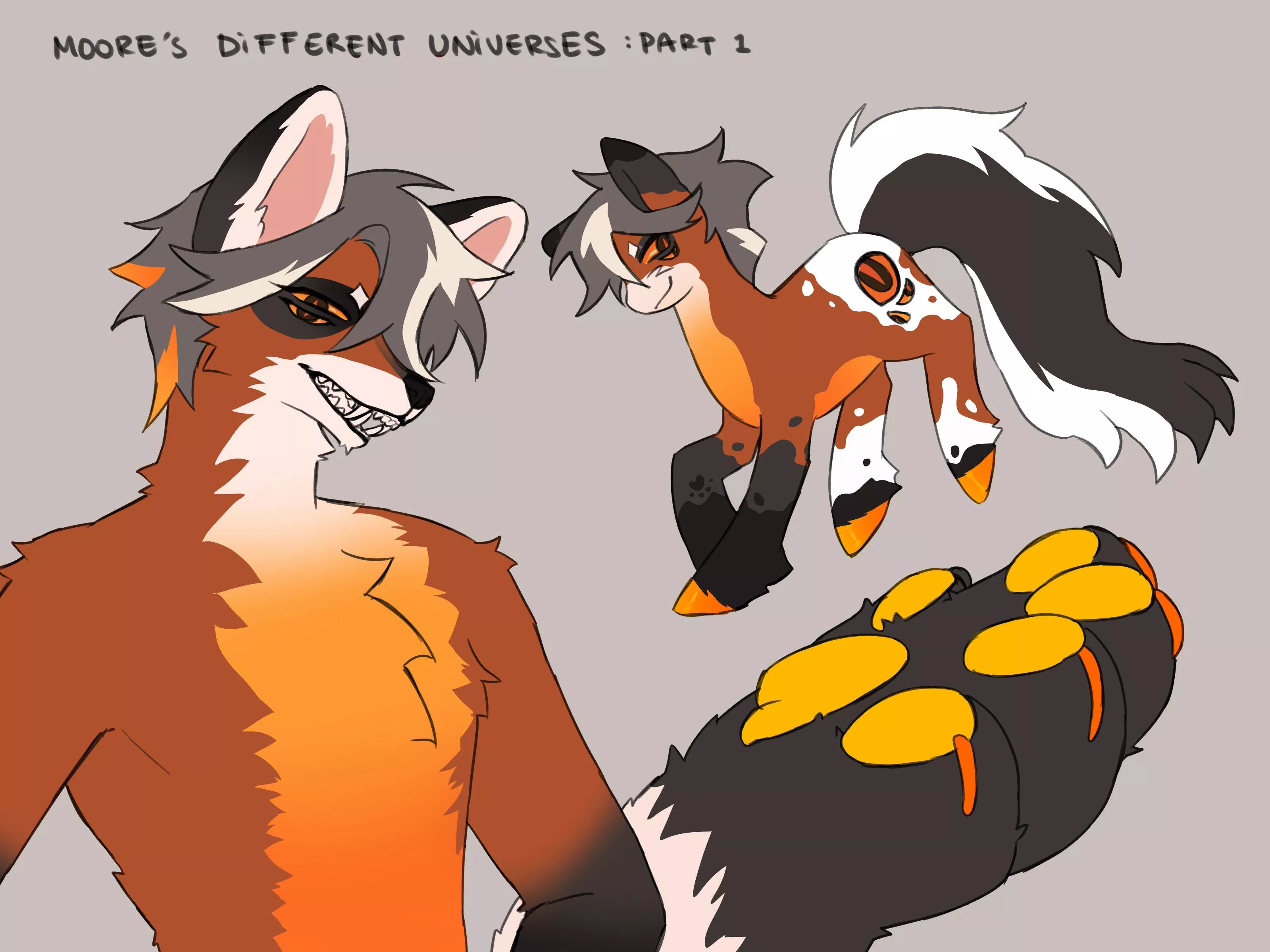 different universes with my fursona! part 1: MLPFiM