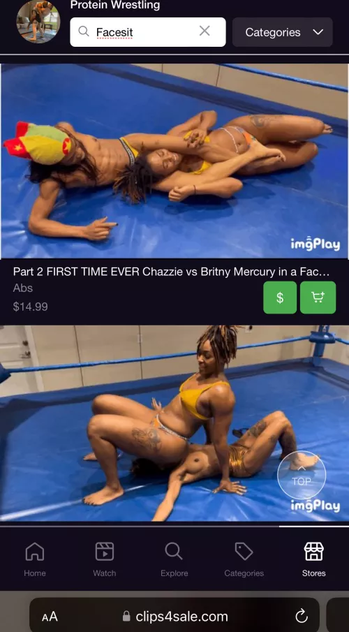 Does someone have one of those 2 clips from protein wrestling ?