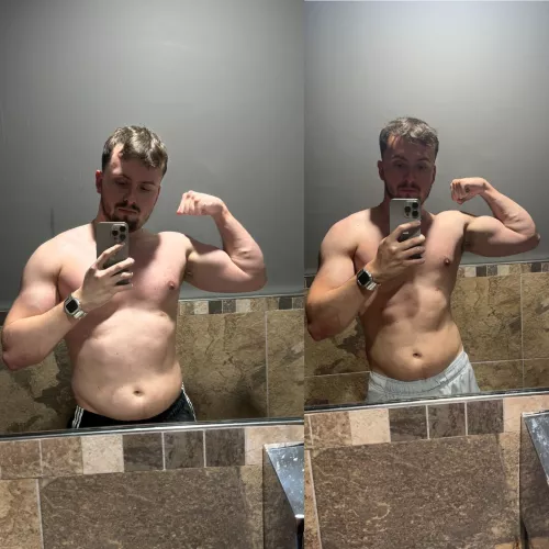 Feb to now. Feeling a bit less reflective 😆