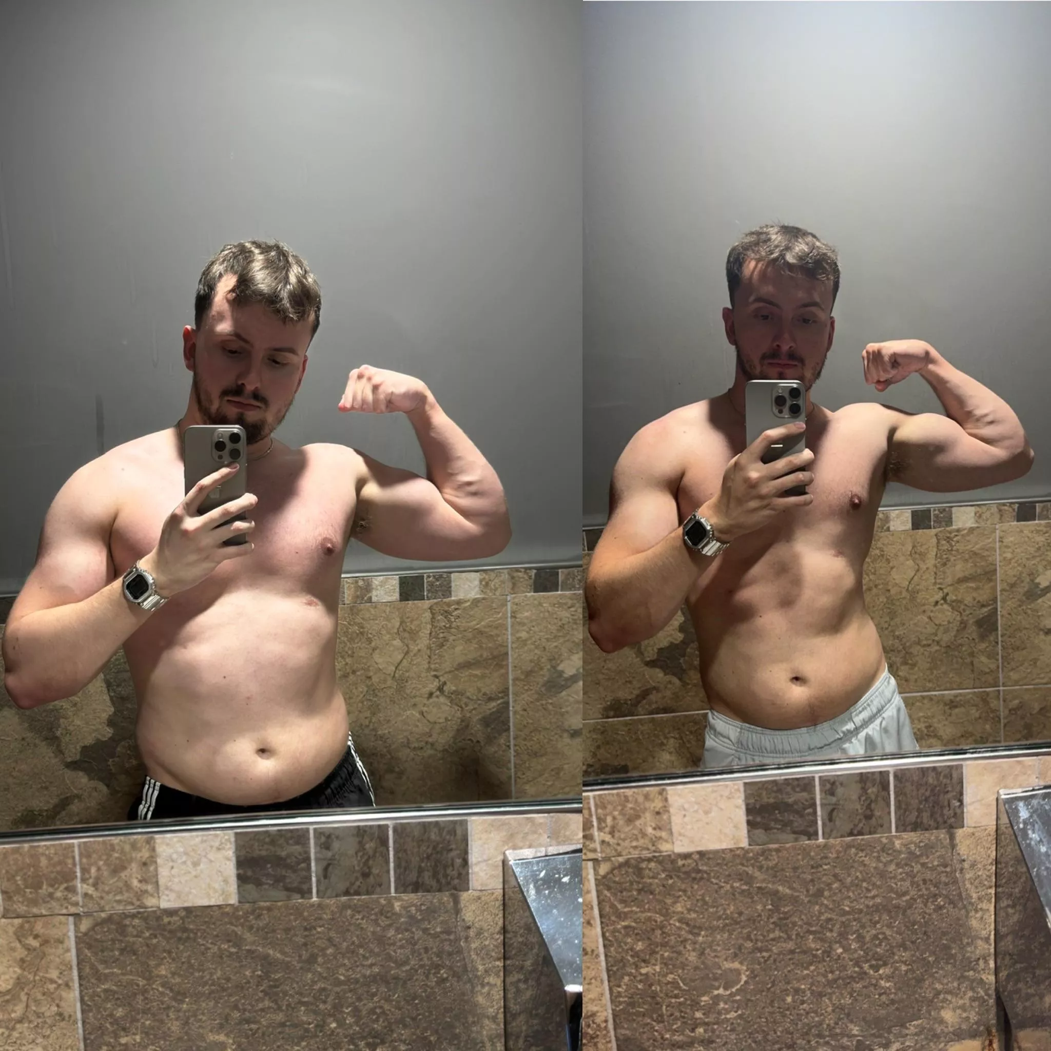 Feb to now. Feeling a bit less reflective 😆