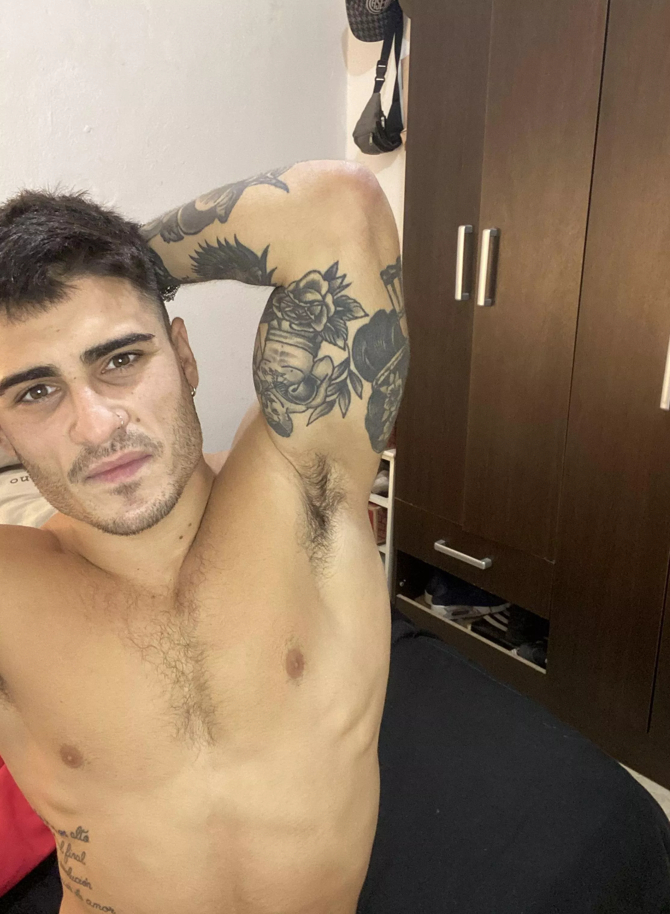 Got a fetish for stinky armpits? Let me shove your head on them 