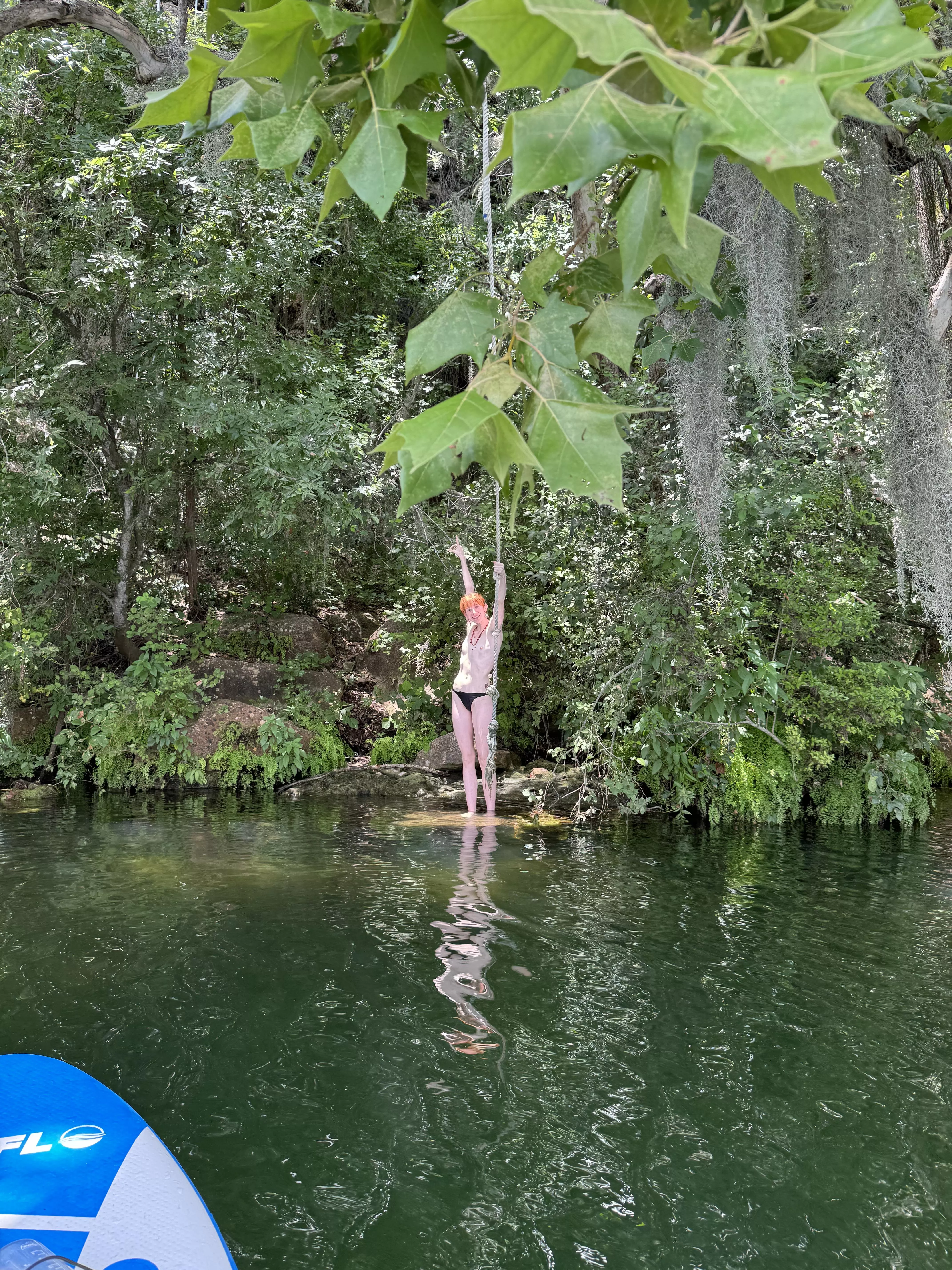 I had a huggggggeeee audience for this swing 