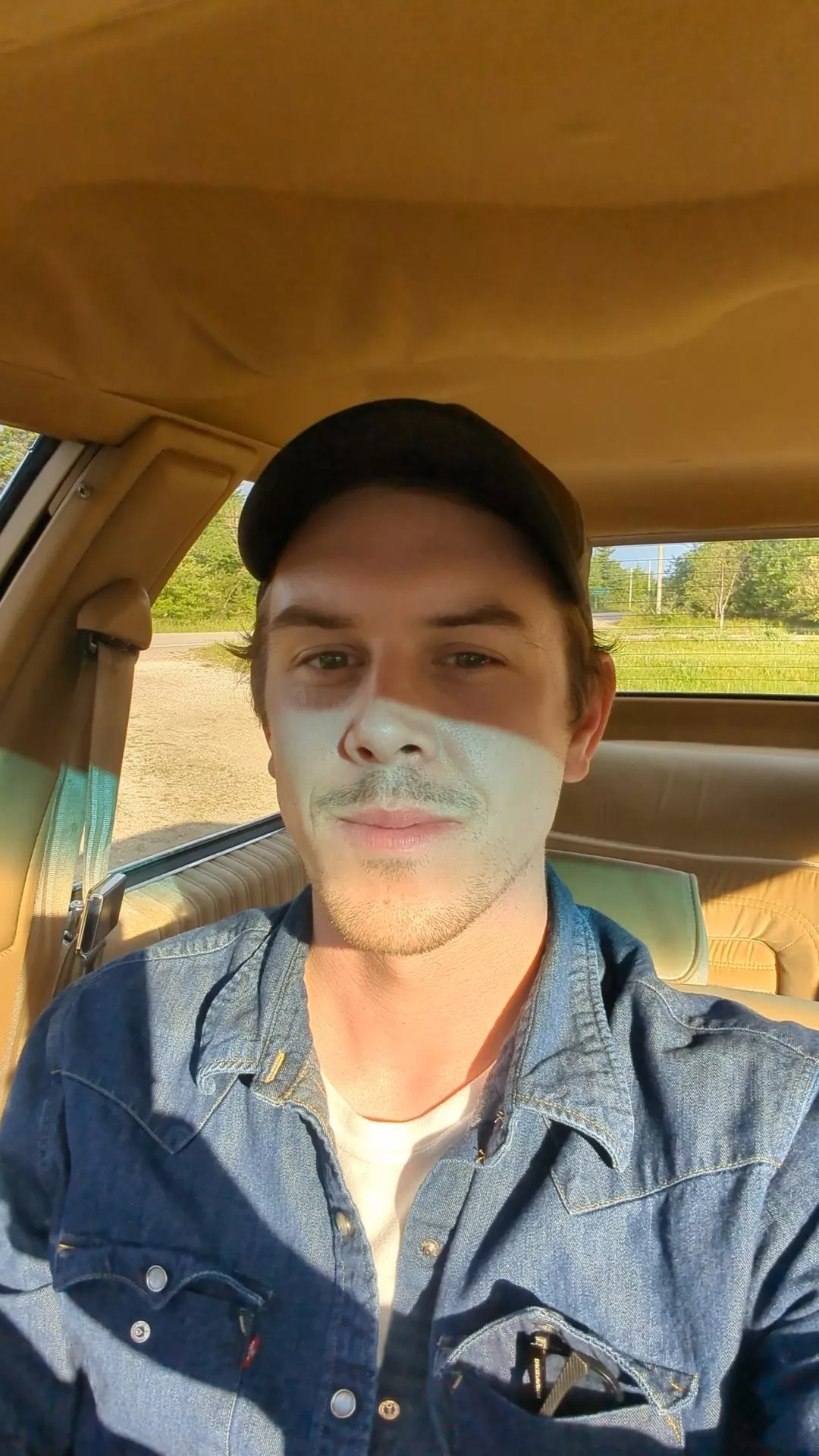 I thought I needed a haircut, but I might just rock the tow truck driver look all summer. Idk.