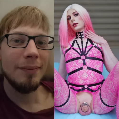 I used to be the boring boy on the left. This is me today on the right.. did I made the right decision?