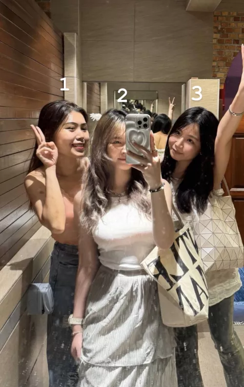 If you had to choose one of them to bring home tonight. Which one would you pick? 1,2 or 3?