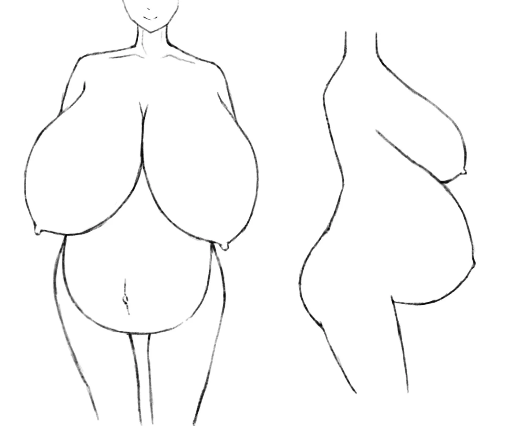 Just a sketch, uncolored