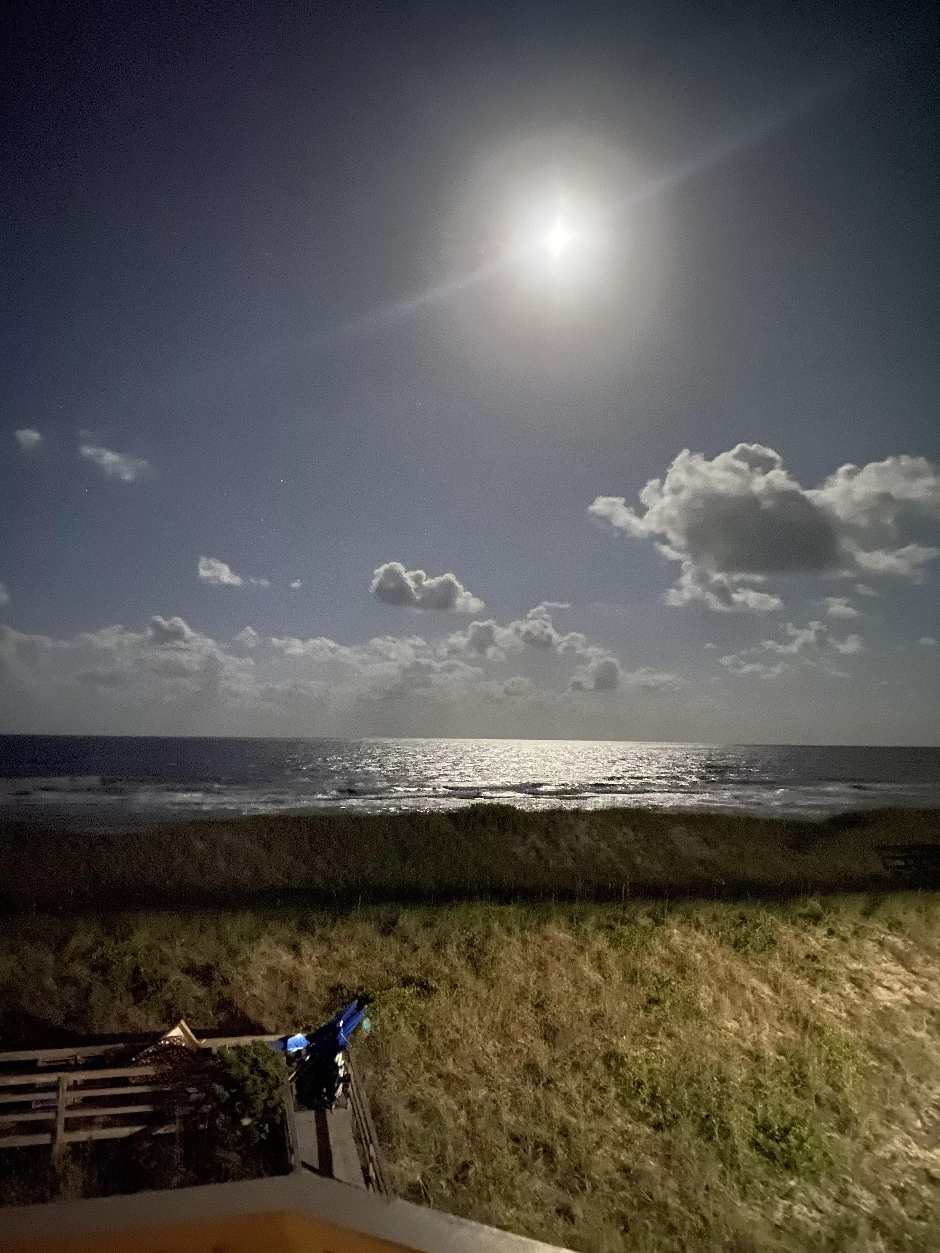 Moon looks super bright here!