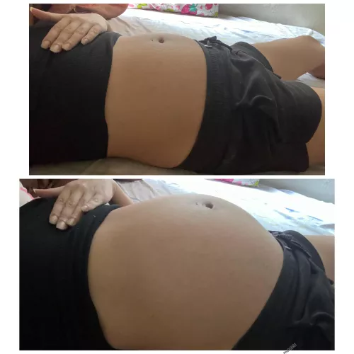 Someone stuffed my belly today 😈