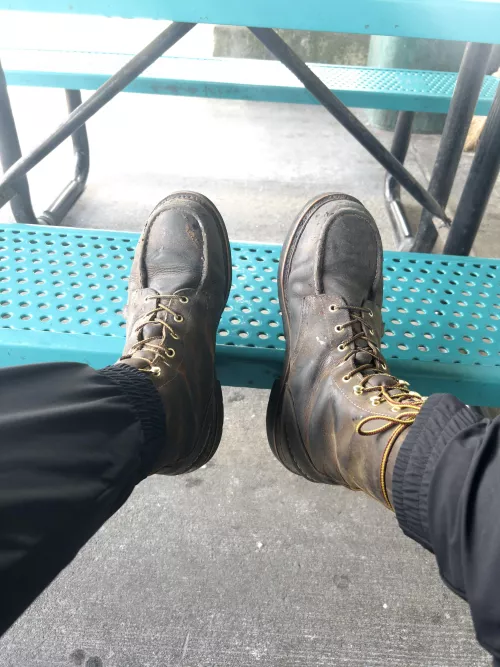 Thorogood boots after a year of use