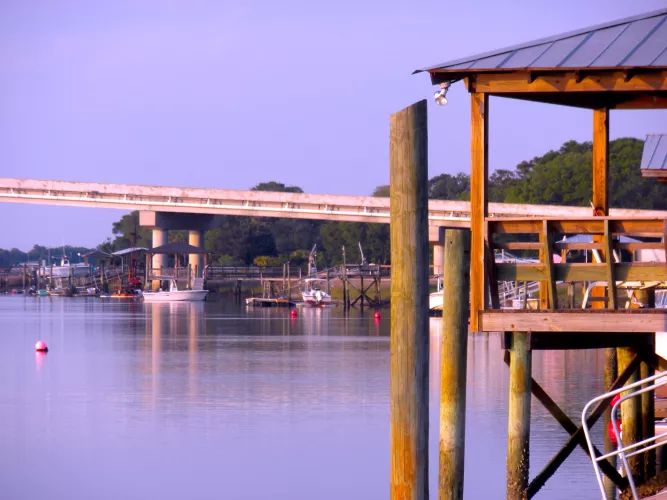 Violet Evening at Isle of Palms   Original photograph by Kendall F. Kessler