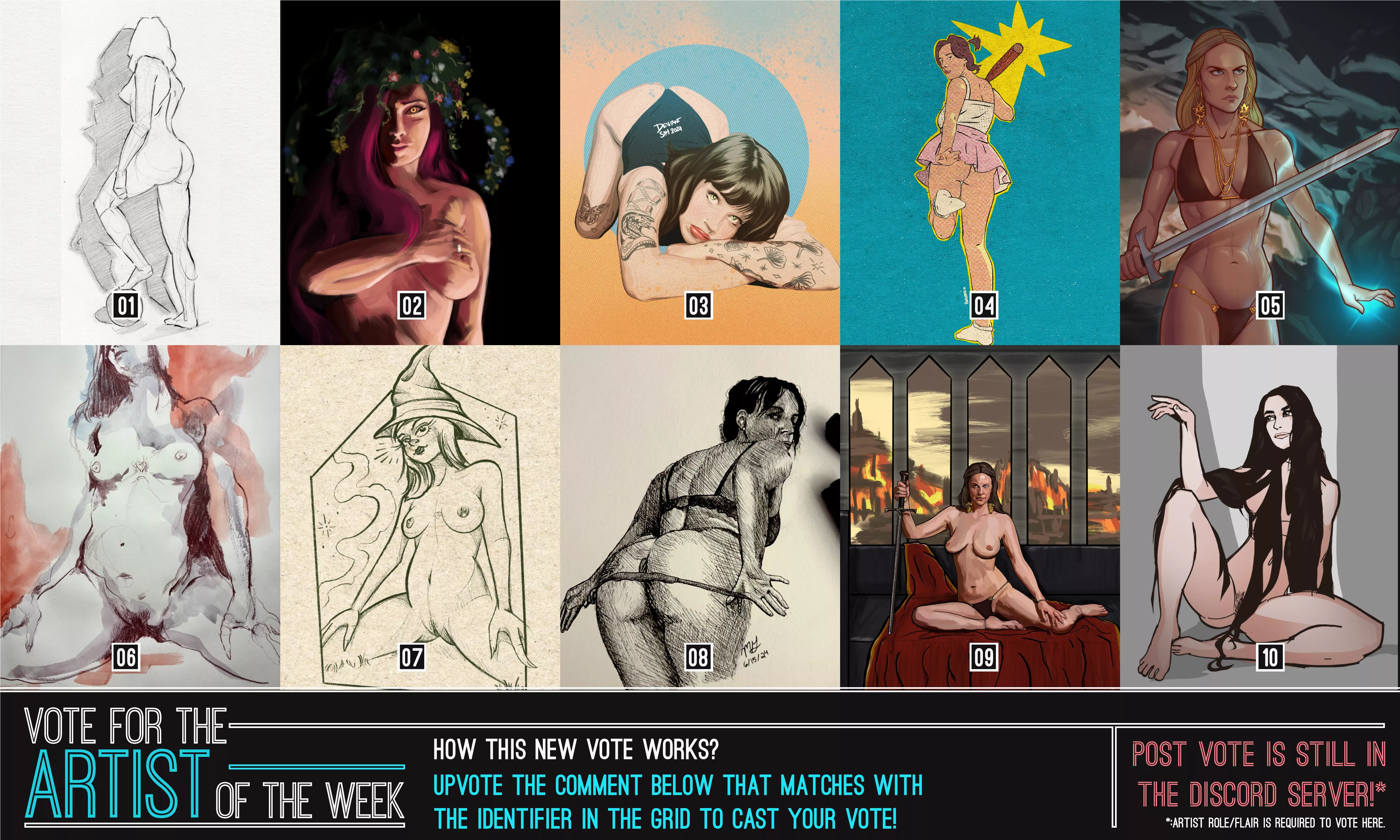 ¡¡Vote for the Artwork & Post of the week!! (now with a new eye friendly  test format :D)