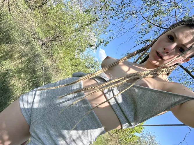 was able to see my boobs?