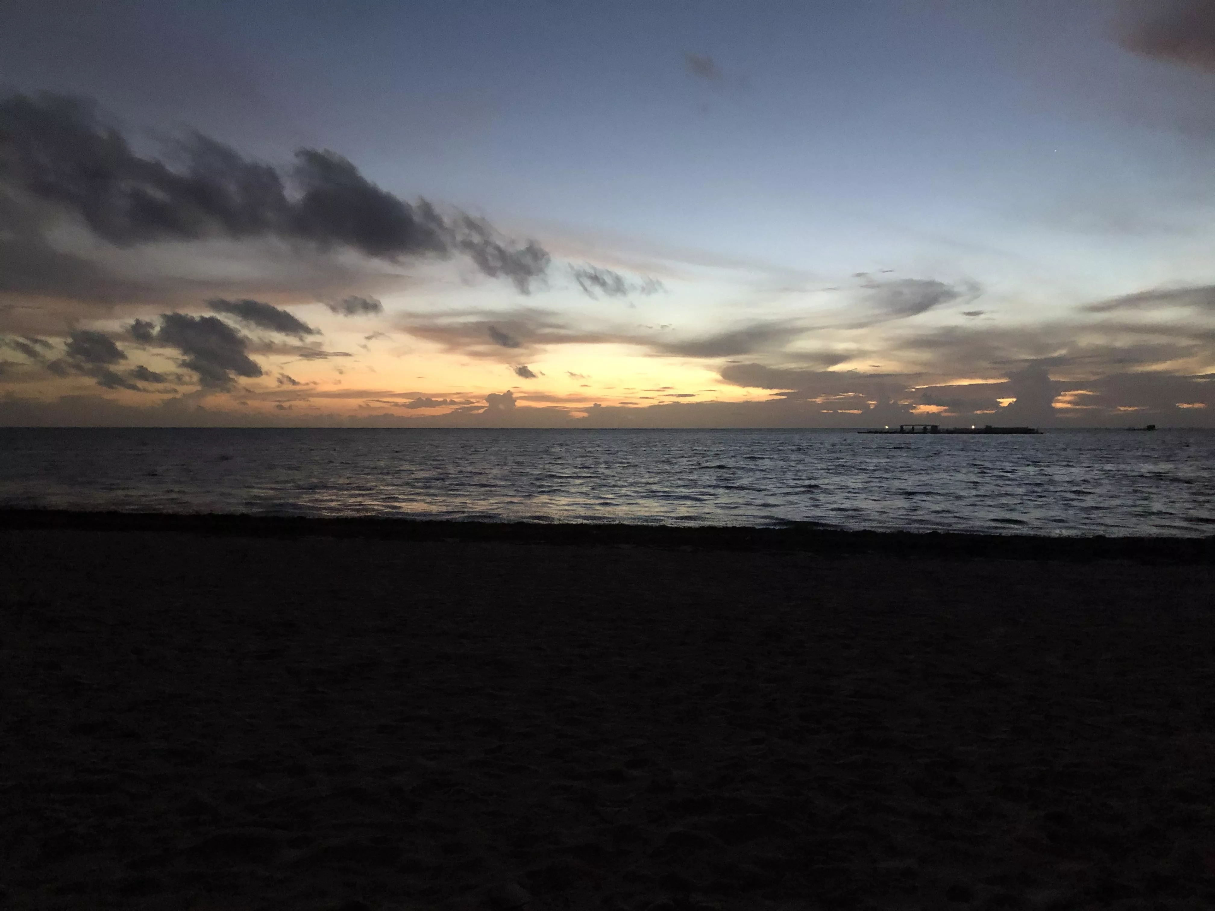 Watching the sunrise in the DR.