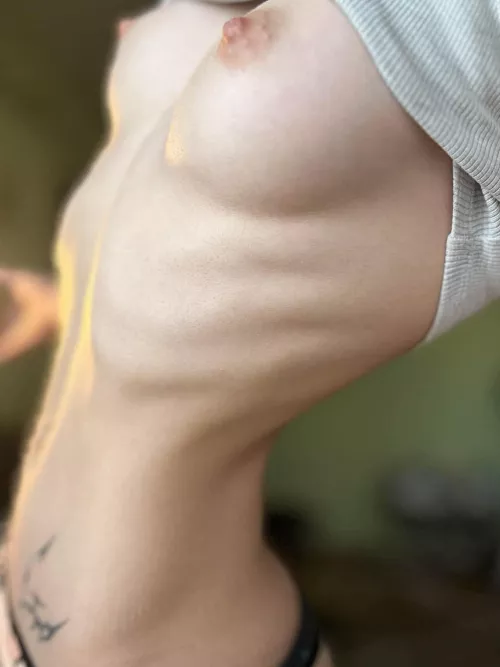 You might like to touch my little titties