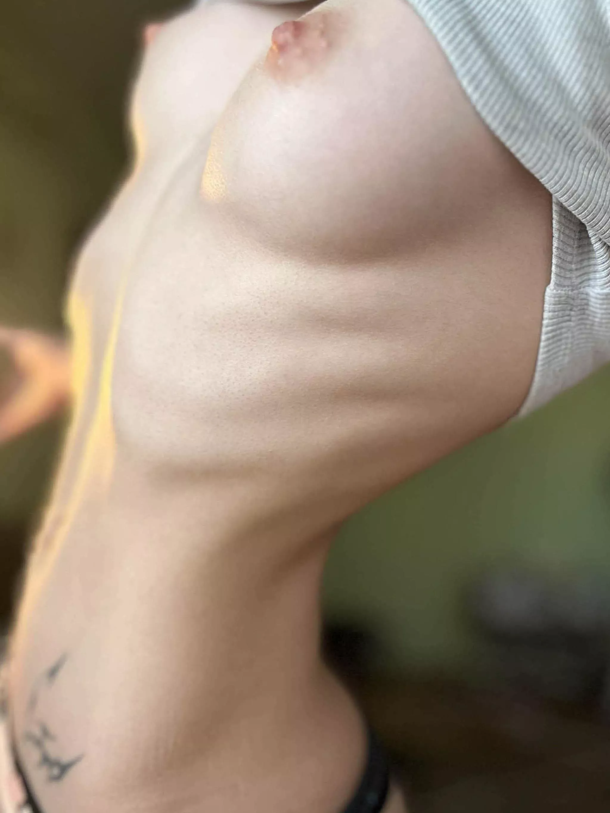 You might like to touch my little titties