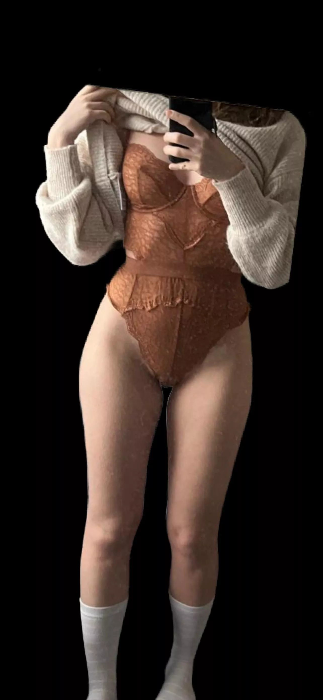 You never know what is hiding under my everyday clothes 😉