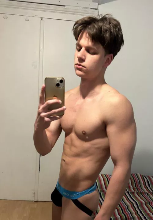 (20)Do you like my new jockstrap?