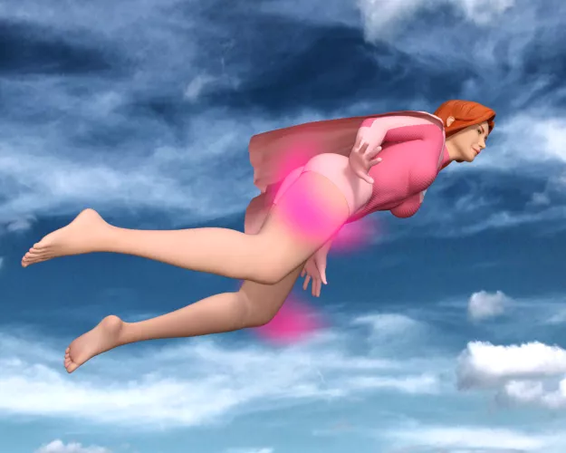 Atom Eve likes to fly barefoot and feel the wind between her toes [Invincible] (SoleMann)