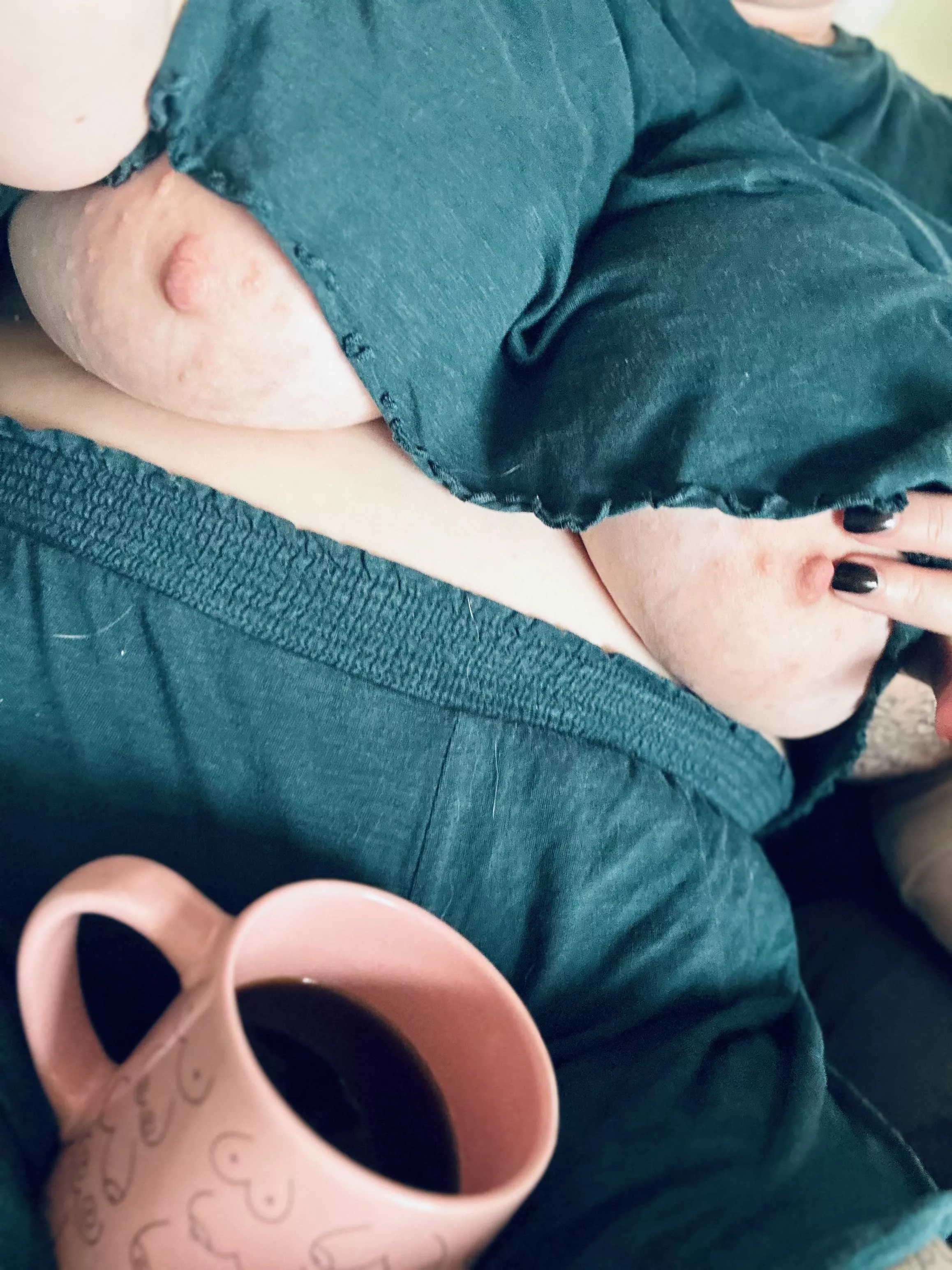 Boobs in boobs ☕️ (.)(.)☕️