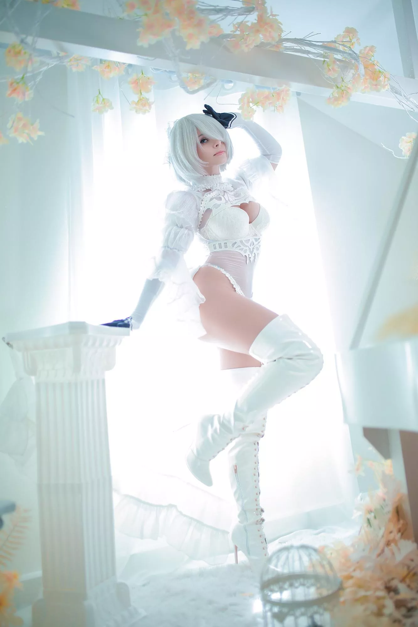 Bride 2B cosplay by Yuna Kairi