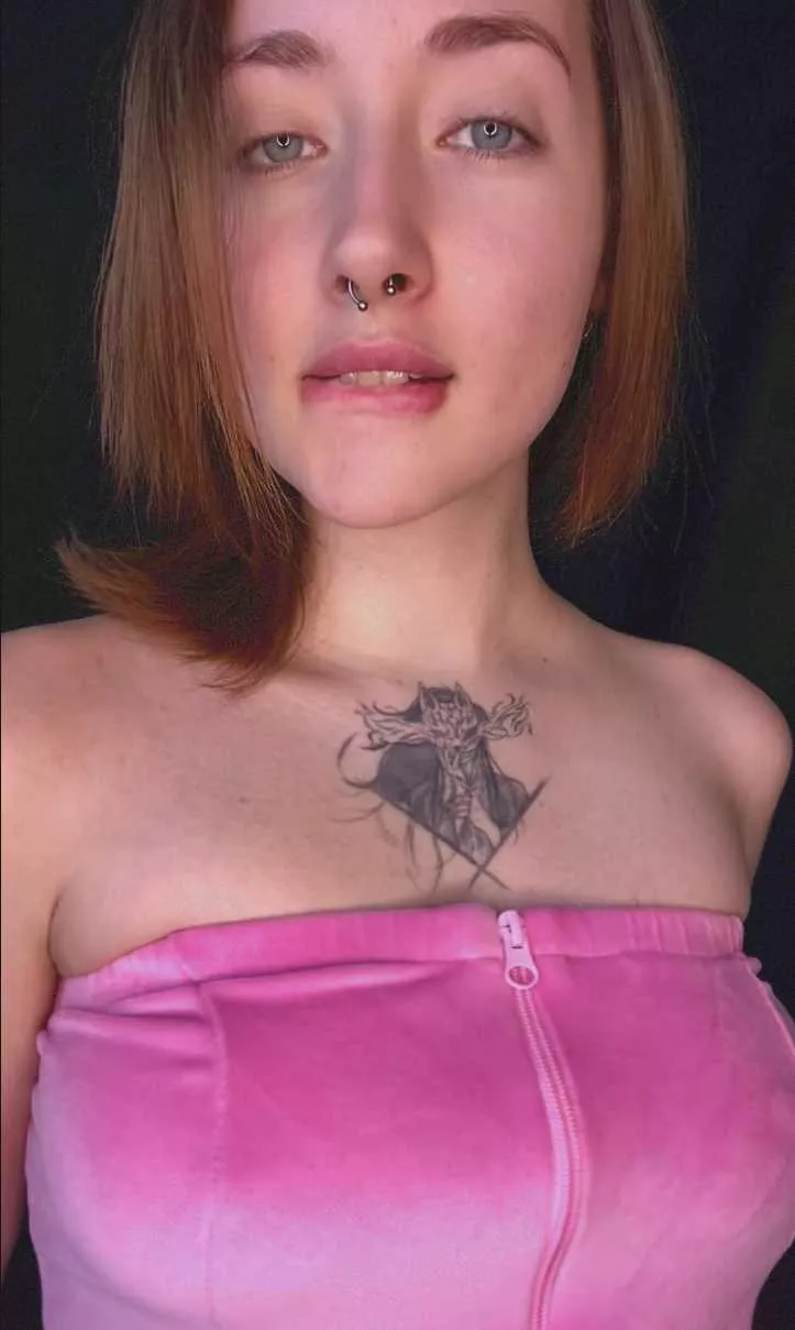 Classy sexy girl wearing pink tops