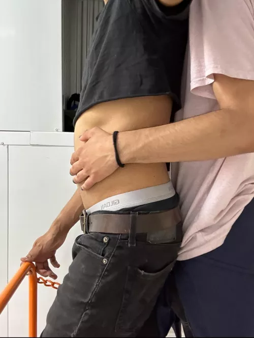 got my first crop top and he liked it :)