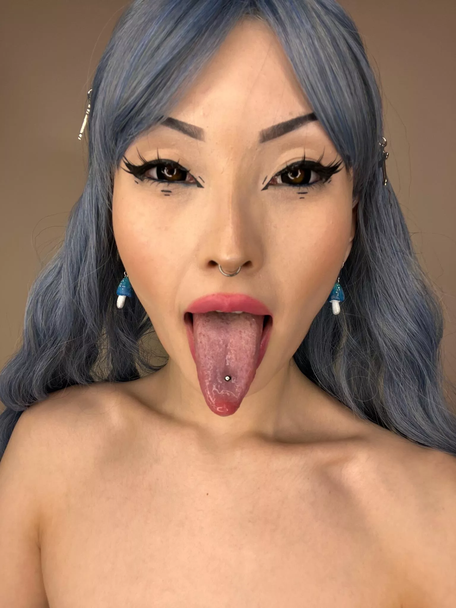How fast would you cum over my boobs if I was making these faces?