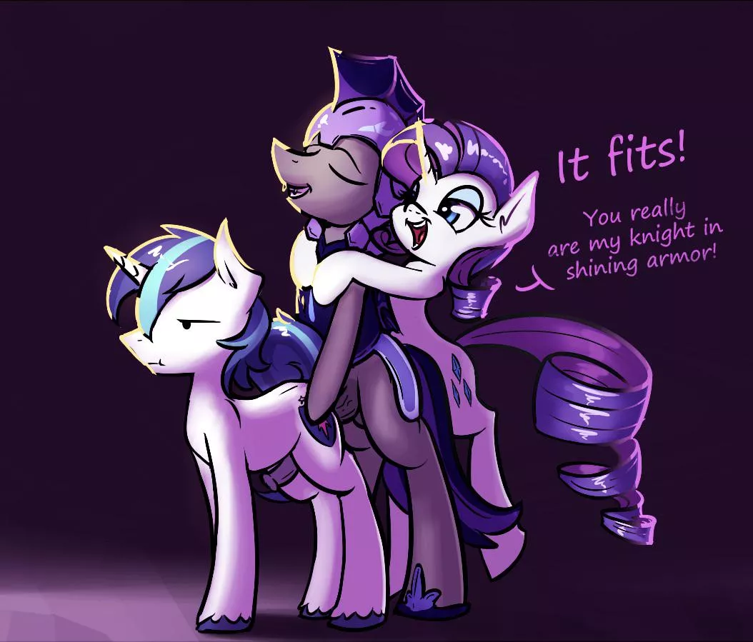 Knight in Shining Armor (artist:ponegranate)