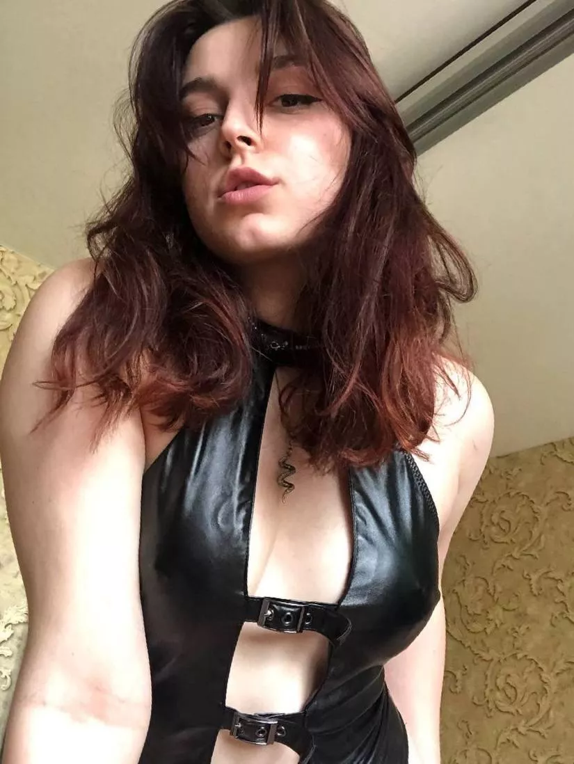 New leather bodysuit to match my body
